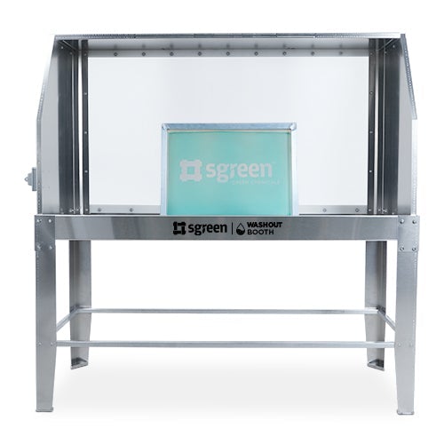 Sgreen Washout Booth 72" w/ Backlit System | Screenprinting.com